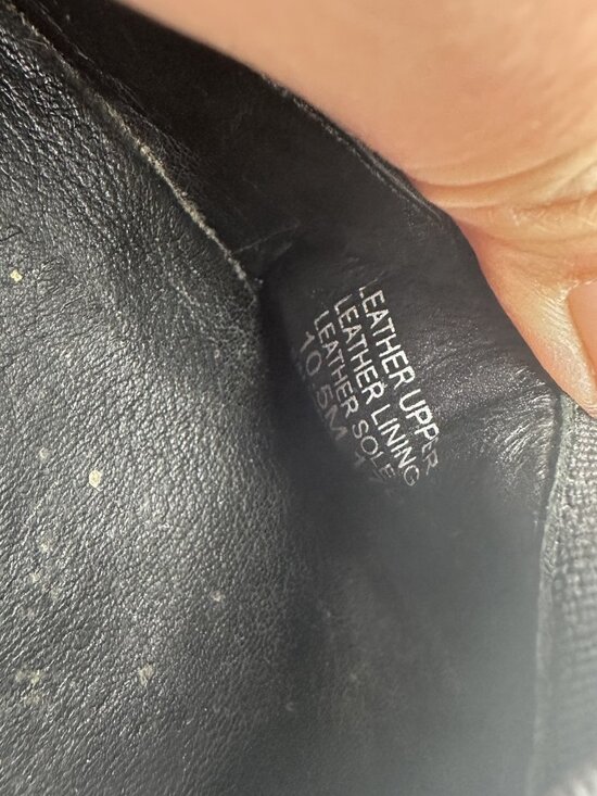 Tory Burch Reva Women Size 10.5M Black Patent Leather Gold Logo Ballet Flat Shoe - Picture 5 of 11